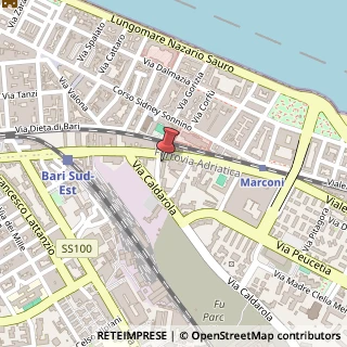Mappa Via Monsignor Michele Schiralli, 2, 70126 Bari, Bari (Puglia)