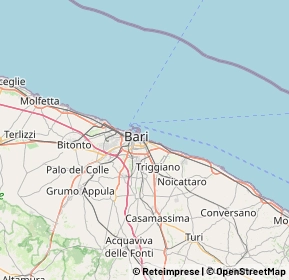 Mappa Via Monsignor Michele Schiralli, 70126 Bari BA, Italia (11.80636)