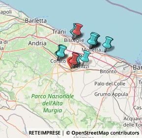 Mappa ZONA RURALE S.P. RUVO-MOLFETTA, 70037 Ruvo di Puglia BA, Italia (10.3)