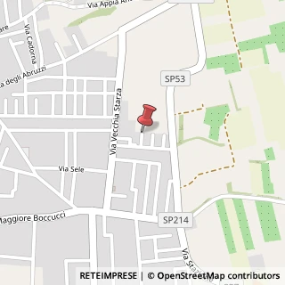 Mappa Via vecchia starza, 81034 Mondragone, Caserta (Campania)
