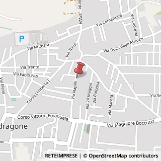 Mappa Via Napoli, 60, 81034 Mondragone, Caserta (Campania)