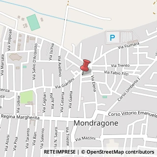 Mappa Via Bergamo, 64, 81034 Mondragone, Caserta (Campania)