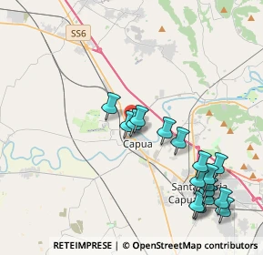 Mappa Via la Monaca, 81043 Capua CE, Italia (4.89529)