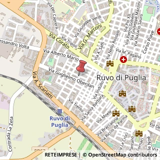 Mappa Via Duca della Vittoria,  25, 70037 Ruvo di Puglia, Bari (Puglia)