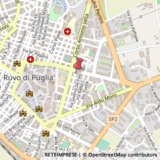 Mappa Via D. Cirillo, 76, 70037 Ruvo di Puglia, Bari (Puglia)