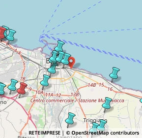Mappa Via Guglielmo Oberdan, 70127 Bari BA, Italia (5.991)