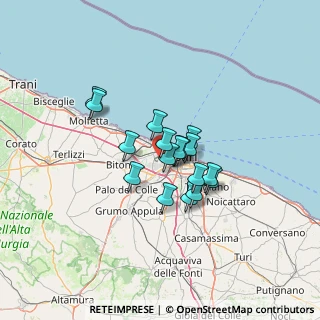 Mappa Via Olbia, 70132 Bari BA, Italia (9.41294)