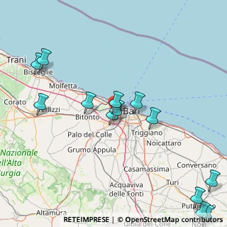 Mappa Via Olbia, 70132 Bari BA, Italia (22.27154)