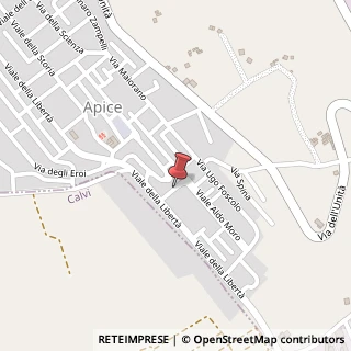 Mappa Via giustizia, 82021 Apice, Benevento (Campania)