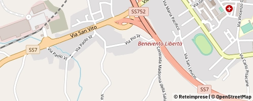 Mappa Benevento