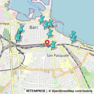 Mappa Via Antonio e Nicola Sorrentino, 70125 Bari BA, Italia (1.09909)