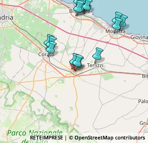 Mappa 70037 Ruvo di Puglia BA, Italia (10.0255)