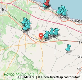 Mappa 70037 Ruvo di Puglia BA, Italia (9.0915)