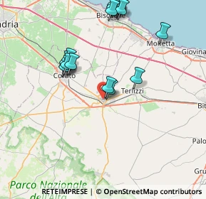 Mappa 70037 Ruvo di Puglia BA, Italia (9.8225)