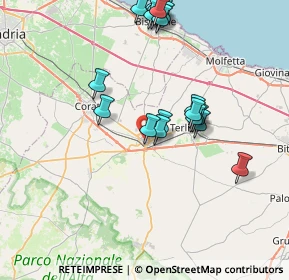 Mappa 70037 Ruvo di Puglia BA, Italia (8.5855)