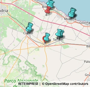 Mappa 70037 Ruvo di Puglia BA, Italia (8.8875)