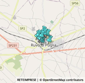 Mappa 70037 Ruvo di Puglia BA, Italia (0.83727)