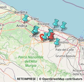 Mappa 70037 Ruvo di Puglia BA, Italia (8.91308)