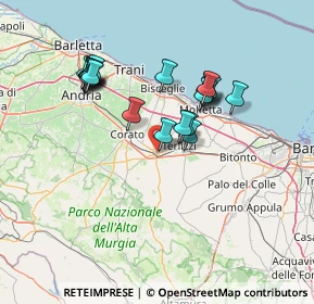 Mappa 70037 Ruvo di Puglia BA, Italia (13.8835)
