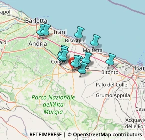 Mappa 70037 Ruvo di Puglia BA, Italia (8.96857)