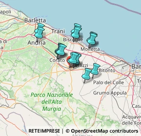Mappa 70037 Ruvo di Puglia BA, Italia (9.57889)