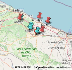 Mappa 70037 Ruvo di Puglia BA, Italia (8.88538)