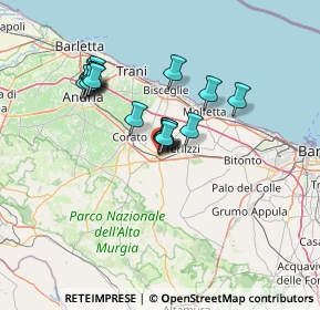 Mappa 70037 Ruvo di Puglia BA, Italia (11.94)