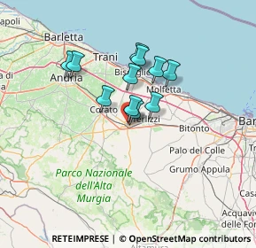 Mappa 70037 Ruvo di Puglia BA, Italia (10.38727)