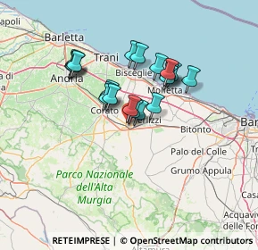 Mappa 70037 Ruvo di Puglia BA, Italia (11.2255)