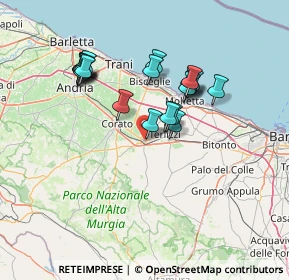 Mappa 70037 Ruvo di Puglia BA, Italia (13.5365)