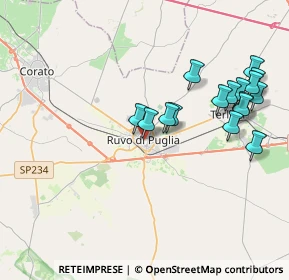 Mappa 70037 Ruvo di Puglia BA, Italia (4.33875)