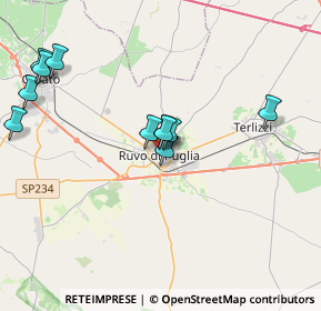 Mappa 70037 Ruvo di Puglia BA, Italia (4.06636)