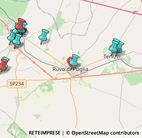 Mappa 70037 Ruvo di Puglia BA, Italia (6.52)