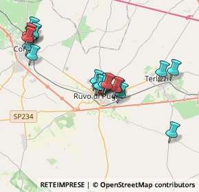 Mappa 70037 Ruvo di Puglia BA, Italia (3.92684)