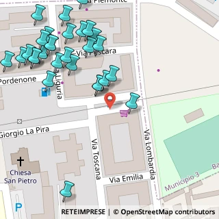 Mappa Via Liguria, 70026 Modugno BA, Italia (0.08276)