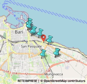 Mappa Via Ottavio Serena, 70126 Bari BA, Italia (1.54455)