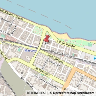 Mappa Via Ottavio Serena, 10, 70126 Bari, Bari (Puglia)