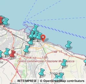 Mappa Via Ottavio Serena, 70126 Bari BA, Italia (6.0735)
