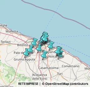 Mappa Via Ottavio Serena, 70126 Bari BA, Italia (8.09563)