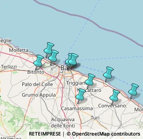Mappa Via Ottavio Serena, 70126 Bari BA, Italia (13.21727)