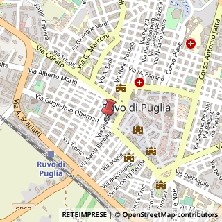 Mappa Via Guglielmo Oberdan, 18, 70037 Ruvo di Puglia, Bari (Puglia)