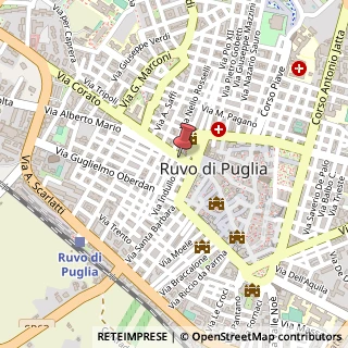 Mappa Via Nazario Sauro, 4, 70037 Ruvo di Puglia, Bari (Puglia)
