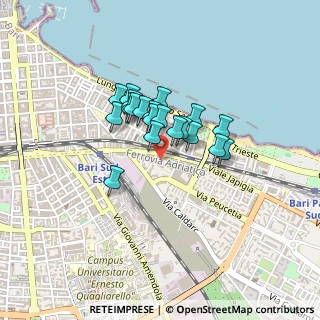 Mappa Via Guglielmo Oberdan, 70121 Bari BA, Italia (0.303)