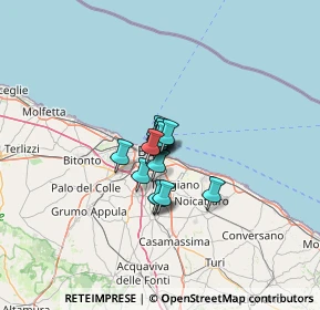 Mappa Via Guglielmo Oberdan, 70121 Bari BA, Italia (6.064)