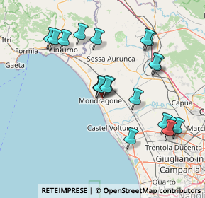 Mappa Via Bologna, 81034 Mondragone CE, Italia (15.644)