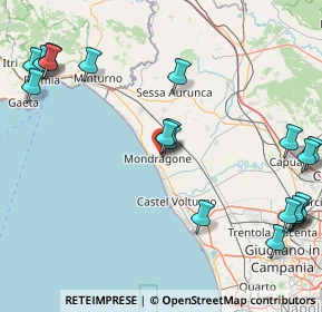 Mappa Via Bologna, 81034 Mondragone CE, Italia (23.6955)