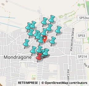 Mappa Via Bologna, 81034 Mondragone CE, Italia (0.336)