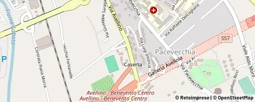 Mappa Benevento
