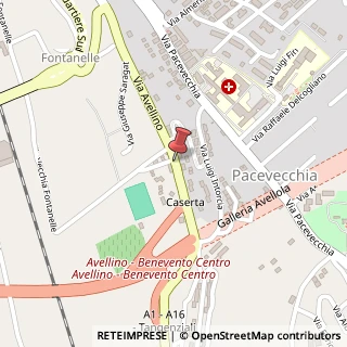 Mappa Via Saragat Giuseppe, 22, 82100 Benevento, Benevento (Campania)