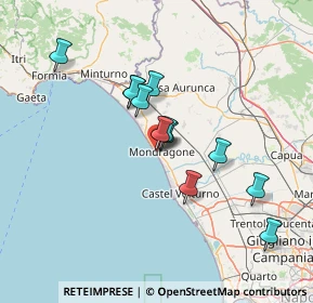 Mappa Via G Rossini, 81034 Mondragone CE, Italia (12.50417)